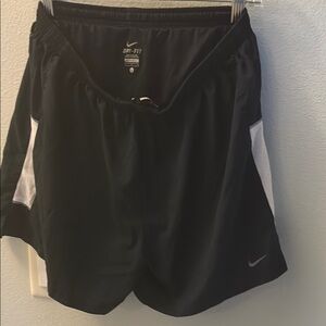 Nike Dri-FIT Black and White Shorts
